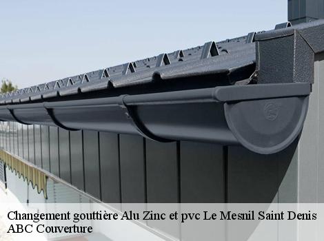 Changement gouttière Alu Zinc et pvc  78320